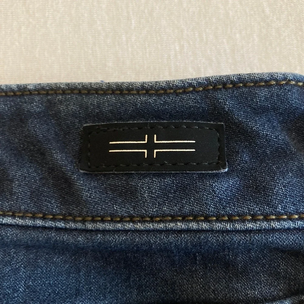 Liverpool Jeans Women 16W (38x30) Plus Size Dunmore Dark Blue LY4000F64 Stretch